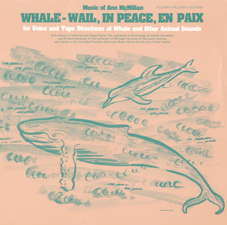 the album cover for Ann Mcmillan - Whale - Wail in Peace