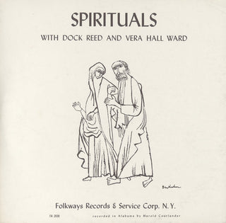 the album cover for Vera Hall Ward - Spirituals with Dock Reed and Vera Hall Ward