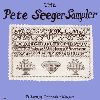 the album cover for Pete Seeger - The Pete Seeger Sampler