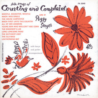 the album cover for Peggy Seeger - Songs of Courting and Complaint