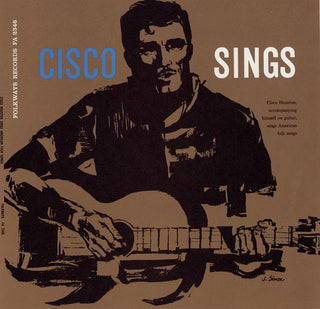the album cover for Cisco Houston - Cisco Houston Sings American Folk Songs