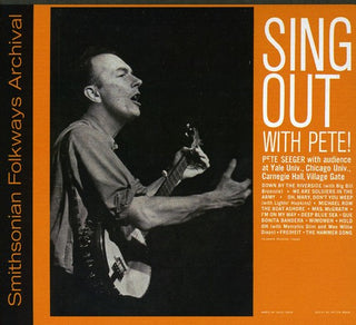 the album cover for Pete Seeger - Sing Out with Pete!