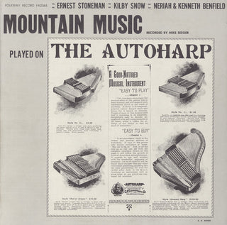 the album cover for Mountain Music Autoharp / Var - Mountain Music Autoharp / Various