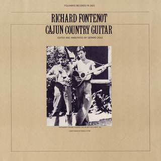 the album cover for Richard Fontenot - Cajun Country Guitar
