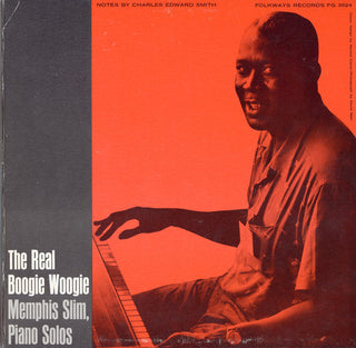the album cover for Memphis Slim - Memphis Slim and the Real Boogie-Woogie