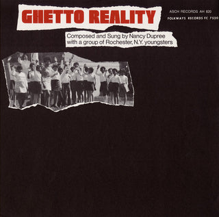 the album cover for Nancy Dupree - Ghetto Reality
