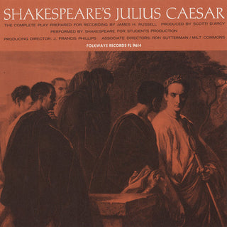 the album cover for Shakespeare For Students Company - Shakespeare's Julius Caesar: The Complete Play