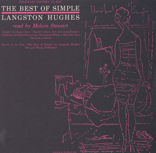 the album cover for Melvin Stewart - Langston Hughes' the Best of Simple