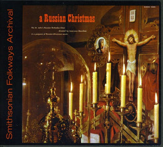 the album cover for St. John's Russian Orthodox Choir - A Russian Christmas
