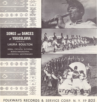 the album cover for Songs & Dances Of Yugoslavia - Songs Dances Yugoslavia / Various