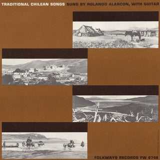 the album cover for Rolando AlarcÃ³n - Traditional Chilean Songs