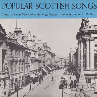 the album cover for Maccoll/Seeger - Popular Scottish Songs