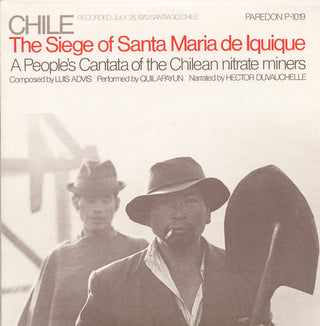 the album cover for Hector Duvachelle - Chile: Seige of Santa Maria de Iquique