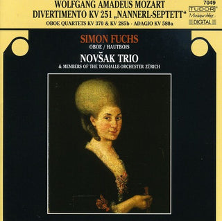 the album cover for Mozart W. A. - Divertimento KV 251 Nannerl-Septett