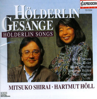 the album cover for Mitsuko Shirai - Holderlin Songs
