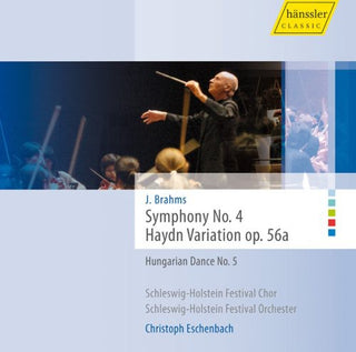 the album cover for J. BRAHMS - Symphony No. 4