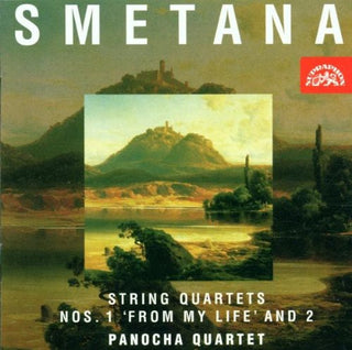 the album cover for Panocha Quartet - Chamber Works #1: String Quartet #1 in E Minor