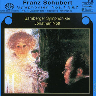 the album cover for F. SCHUBERT - Symphonies 1 3 & 7