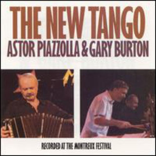 the album cover for Piazzolla/Burton - New Tango