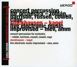 the album cover for Earle Brown (Composer)/Earle C. Brown (Sax) - Contemporary Sound Series, Vol. 1