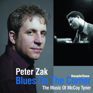 the album cover for Zak Peter - Blues on the Corner