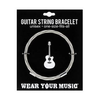 Guitar String Bracelet - Silver