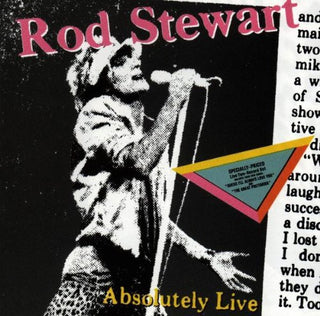 the album cover for Rod Stewart - Absolutely Live [Import]