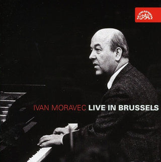 the album cover for Ivan Moravec - Live in Brussels