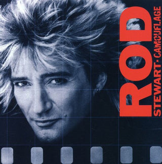 the album cover for Rod Stewart - Camouflage