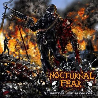 the album cover for Nocturnal Fear - Metal of Honor