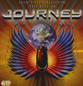 the album cover for Journey - Don't Stop Believin'-The Best Of Journey [Import]