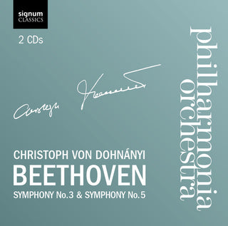 the album cover for Christoph Von Dohnanyi - Symphony 3: Eroica / Symphony 5