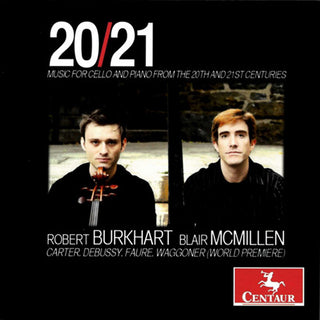 the album cover for Robert Burkhart - Sonata for Cello & Piano in D minor