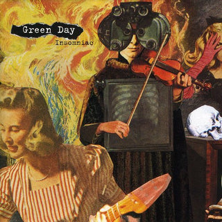 the album cover for Green Day - Insomniac