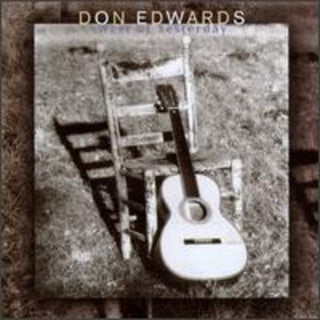 the album cover for Don Edwards - West of Yesterday