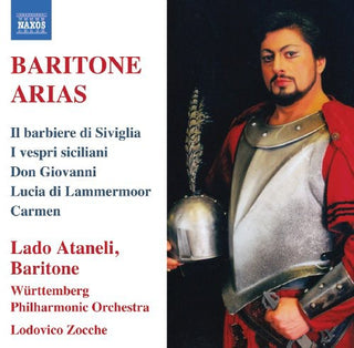 the album cover for Lado Ataneli - Baritone Arias