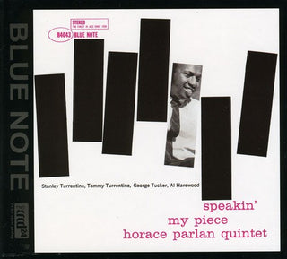 the album cover for Horace Parlan - Speakin My Piece