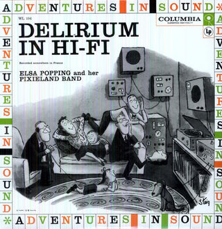 the album cover for Delirium In Hi-Fi - Elsa Popping and Her Pixieland Band