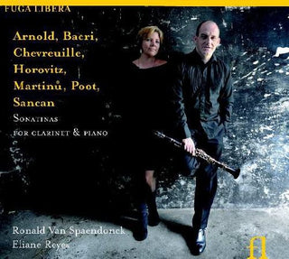 the album cover for Ronald Van Spaendonck - Sonatinas For Clarinet & Piano [Digipak]