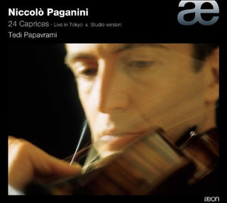 the album cover for Tedi Papavrami - 24 Caprices: Live In Tokyo & Studio Version [Digipak]