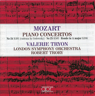 the album cover for Valerie Tryon - Piano Concertos Nos 24 & 25