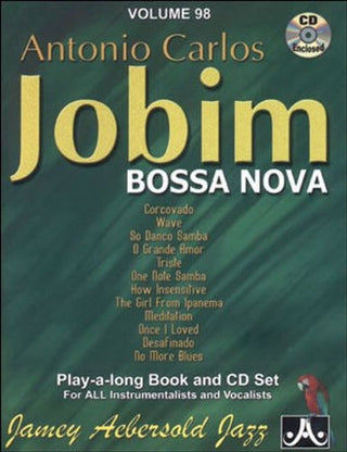 the album cover for Jamey Aebersold - Antonio Carlos Jobim