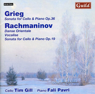 the album cover for Timothy Gill - Grieg/Rachmaninov