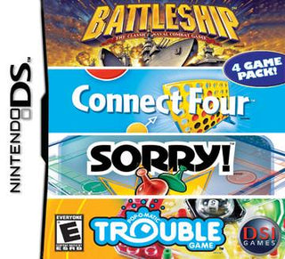 Battleship / Connect Four / Sorry / Trouble 4pk