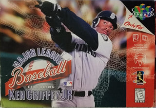 Major League Baseball Feat. Ken Griffey Jr (w/Box and Manual)(Has Box Damage)