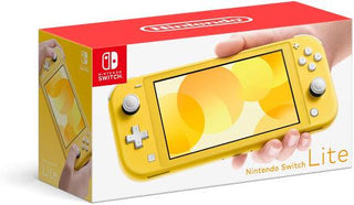 Nintendo Switch Lite (Yellow w/ Blue Carrying Case)