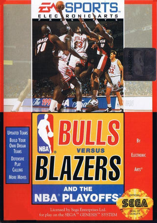 Bulls Vs Blazers and the NBA Playoffs (w/ Manual & Inserts)