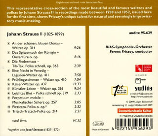 the album cover for J. STRAUSS - Edition Ferenc Fricsay 12