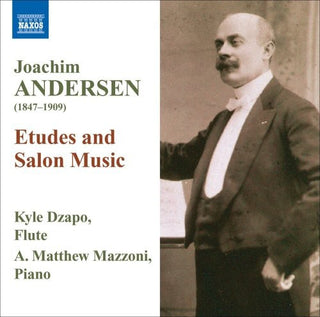 the album cover for Kyle Dzapo - Etudes & Salon Music