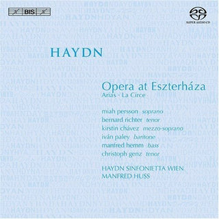 the album cover for Manfred Huss - Opera at Eszterhaza: Arias la Circe